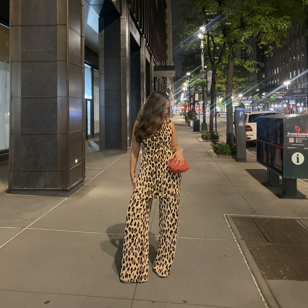 Simon Miller Black and Tan 2 Piece (Animal Print)